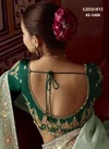 Pankhudi By Kimora Pure Based Fancy Fabric Handwork Designer Saree